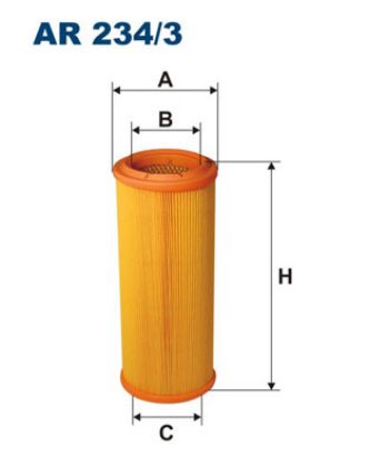 slika AR234/3-Filter vazduha Fiat Bravo II-zamenski rezervni deo