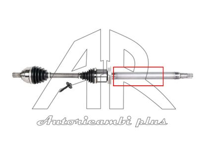 slika VO-8-415 Poluosovina desna Volvo S90 II-Volvo V90 II  2WD Automatic transmission-zamenski rezervni deo
