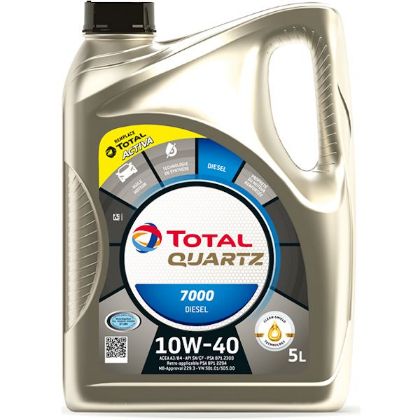 slika TOT-0020-Ulje motorno Total Quartz 7000 DIESEL 10W-40 5/1