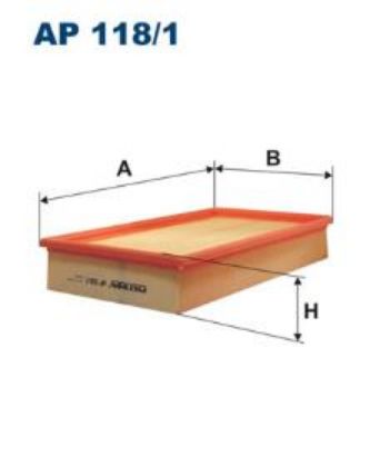 slika AP118/1-Filter vazduha Mercedes-Benz-zamenski rezervni deo