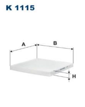 slika K1115-Filter kabine Volvo-zamenski rezervni deo