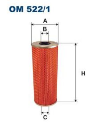 slika OM522/1-Filter ulja Bertone-BMW-zamenski rezervni deo