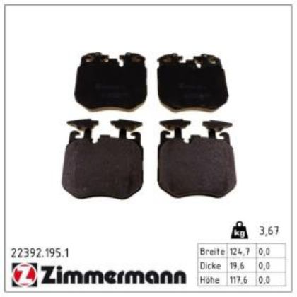 slika 22392.195.1 Pločice kočione prednje Alpina B7 G12-BMW 2 G42-G87-BMW 3 G20-G21-G28-G80-G81-BMW 4 G22-G23-G26-G82-G83-BMW G30-G31-F90-BMW 6 G32-BMW G11-G12-BMW 8 G14-G15-G16-F91-F92-F93-BMW X3 G01-F97-G